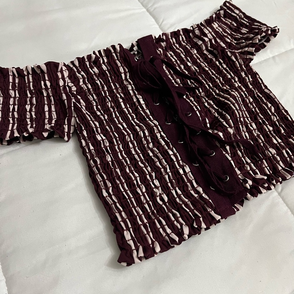 Smocked Crop Top